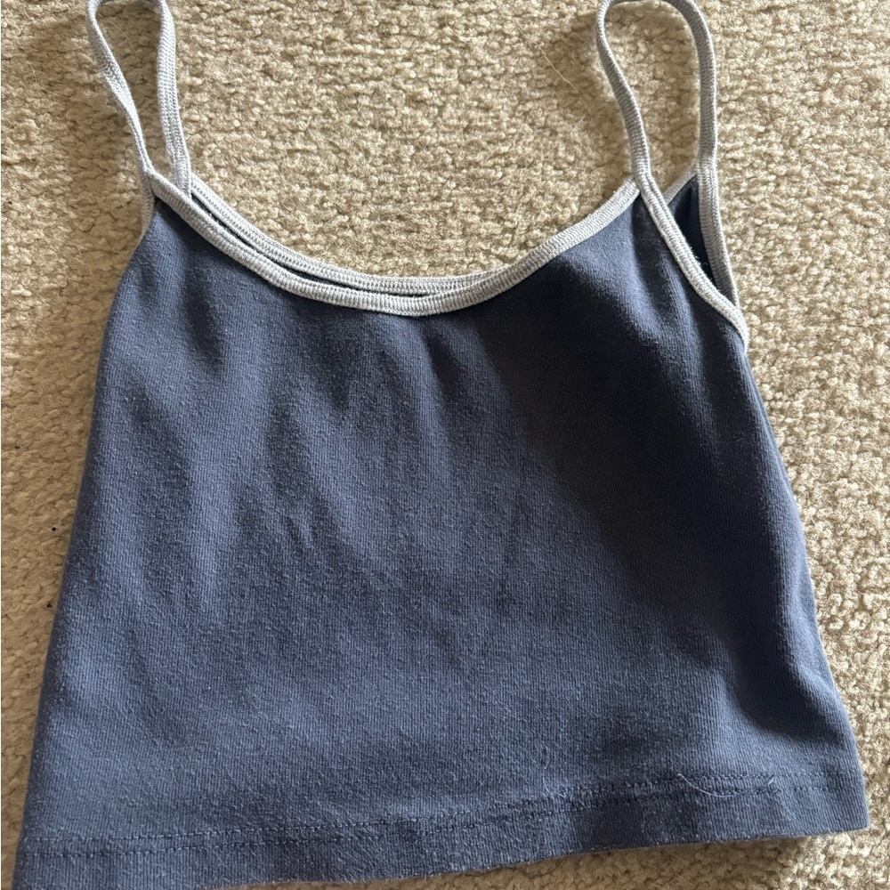 Navy blue brandy melville tank top